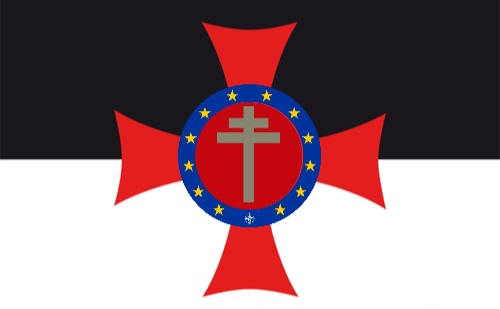 Free Crusader Forces flag Blank Meme Template