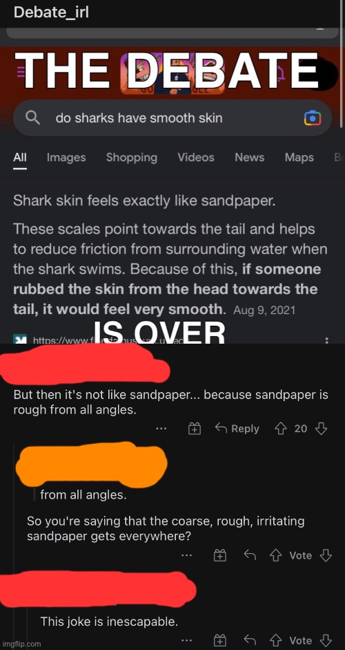 Debate on shark fursonas I guess, that doesn’t matter, here’s the shitpost | made w/ Imgflip meme maker