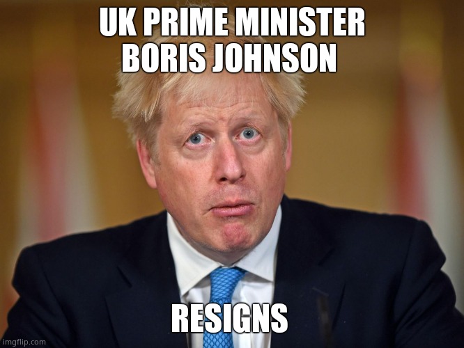 Boris Resigns - Imgflip