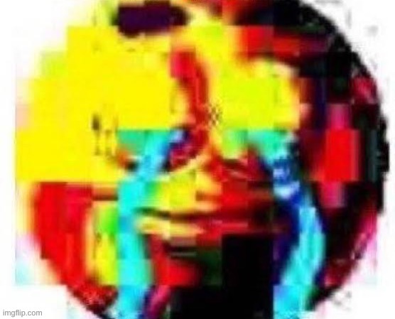 cursed crying emoji | image tagged in cursed crying emoji | made w/ Imgflip meme maker