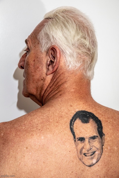 Roger Stone Nixon | image tagged in roger stone nixon | made w/ Imgflip meme maker