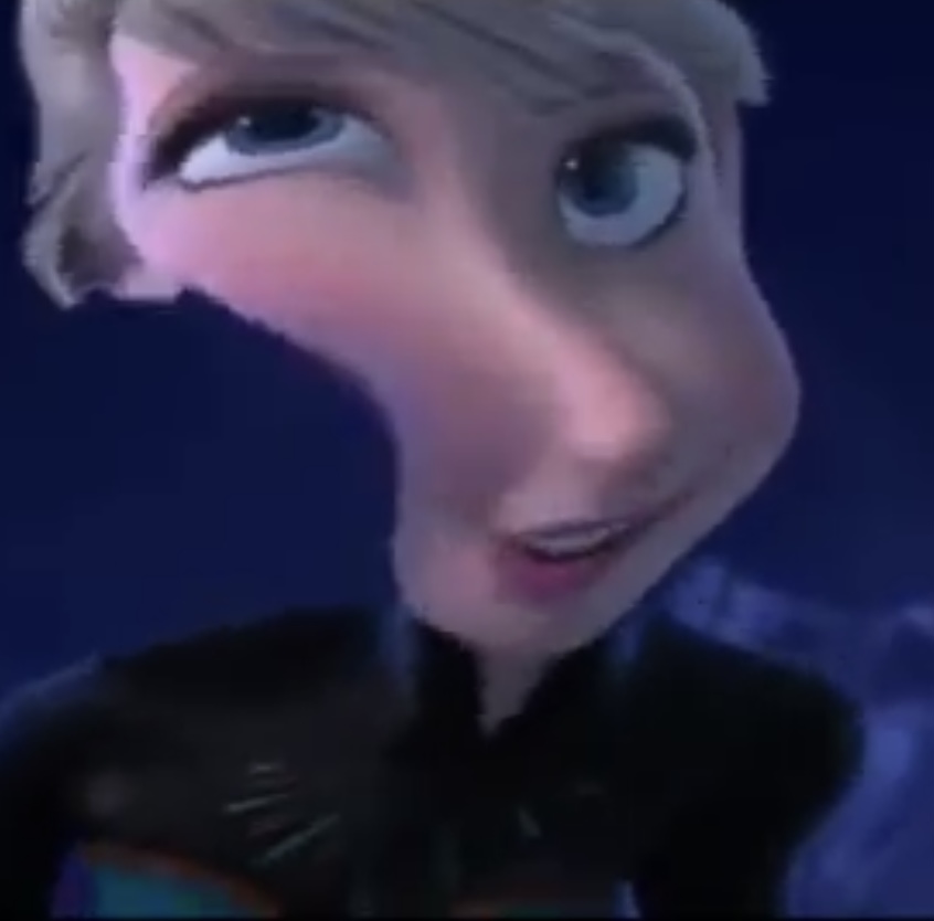 Elsa confused Blank Meme Template