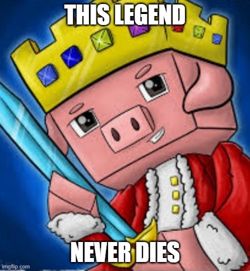 Technoblade's channel icon | THIS LEGEND; NEVER DIES | image tagged in technoblade channel icon,technoblade never dies,technoblade,technoblade is a legend | made w/ Imgflip meme maker