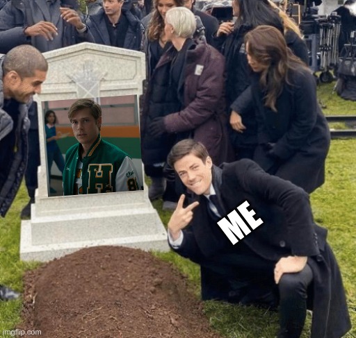 Friggen hated this kid, literally worse than Henry Creel tbh | ME | image tagged in grant gustin over grave,stranger things,myself,stranger things season 4,jason carver,d e a t h | made w/ Imgflip meme maker