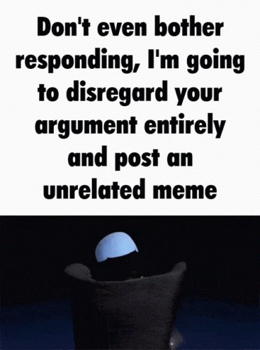 don't bother responding Blank Meme Template