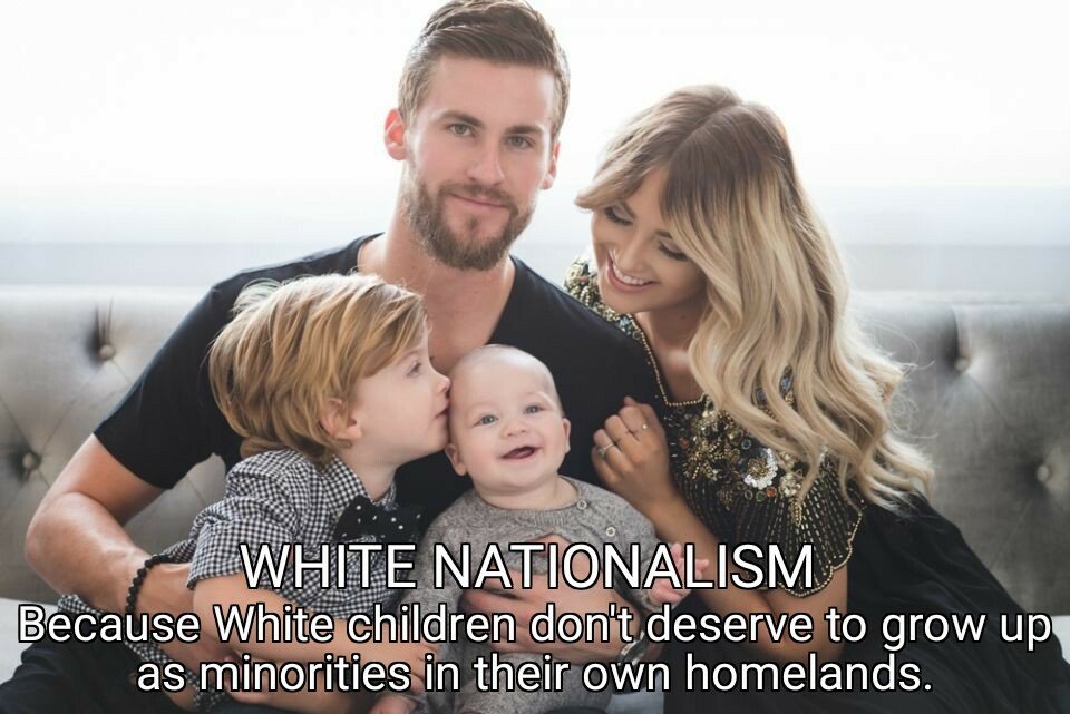 WHITE NATIONALISM Blank Meme Template