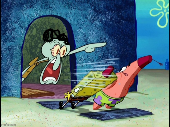 Squidward Screaming | image tagged in squidward screaming | made w/ Imgflip meme maker