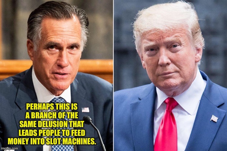 Mitt zings The Donald | image tagged in mitt,donald | made w/ Imgflip meme maker