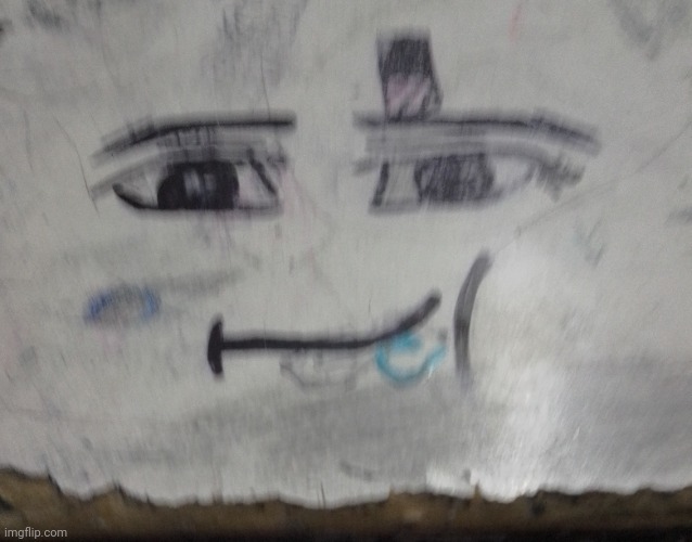 who drew this on the school desk | made w/ Imgflip meme maker