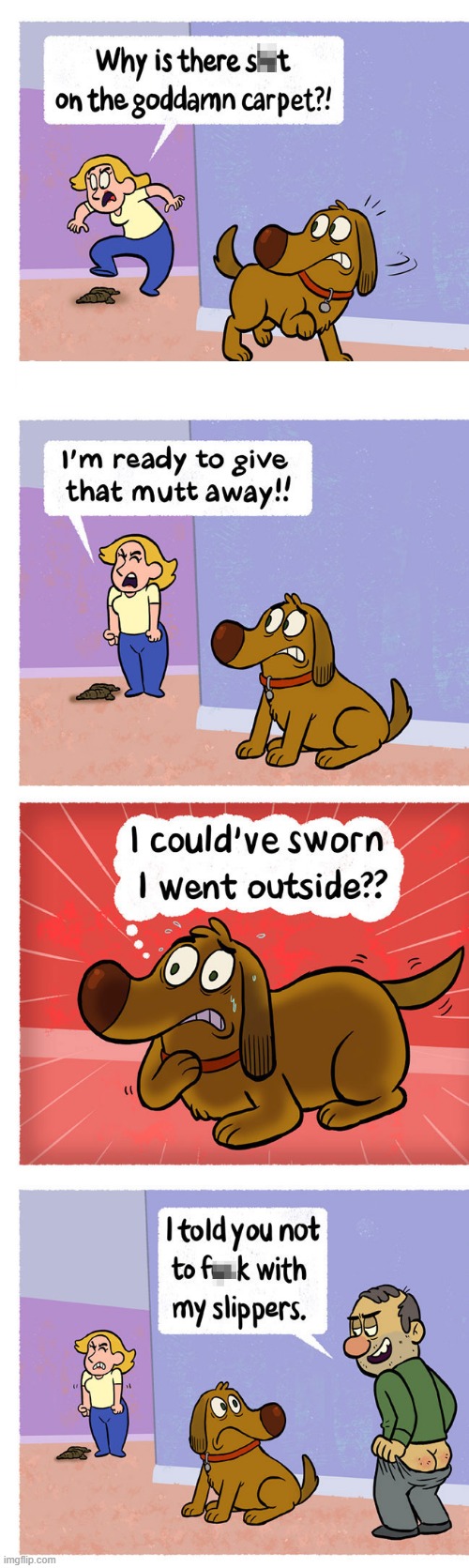 Bad Dog? | image tagged in comics | made w/ Imgflip meme maker