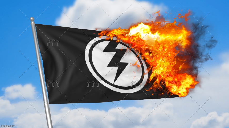 They wanna burn our flag? We'll burn their own! | made w/ Imgflip meme maker