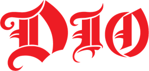 High Quality Ronnie James Dio logo red Blank Meme Template
