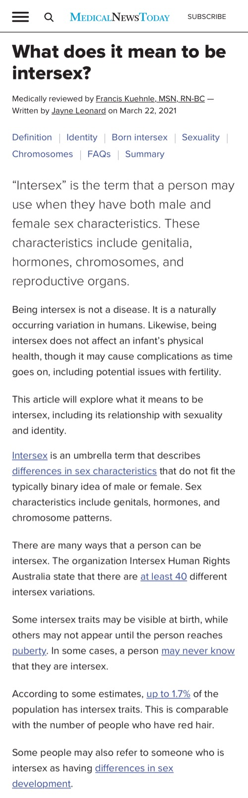 High Quality Intersex definition Blank Meme Template