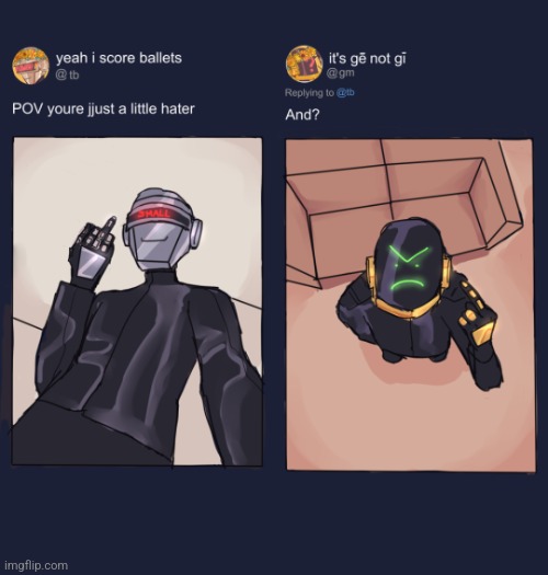 Nevermind, I can't sleep. Have a Daft Punk meme that absolutely no one will get. | made w/ Imgflip meme maker
