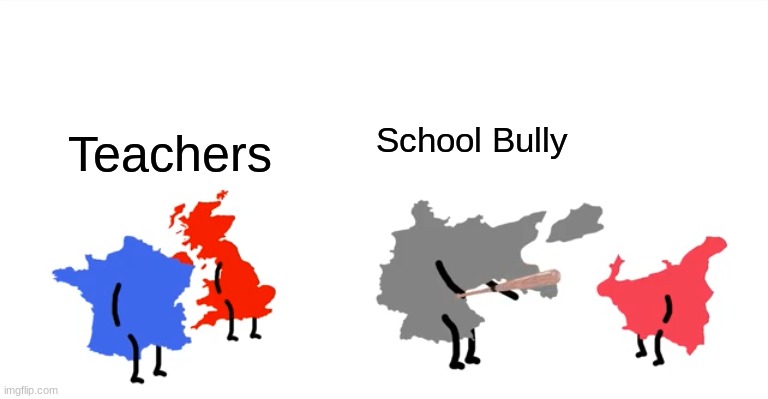 Teacher's be Like |  School Bully; Teachers | image tagged in i wanna beat you up oversimplified,teachers,bully | made w/ Imgflip meme maker
