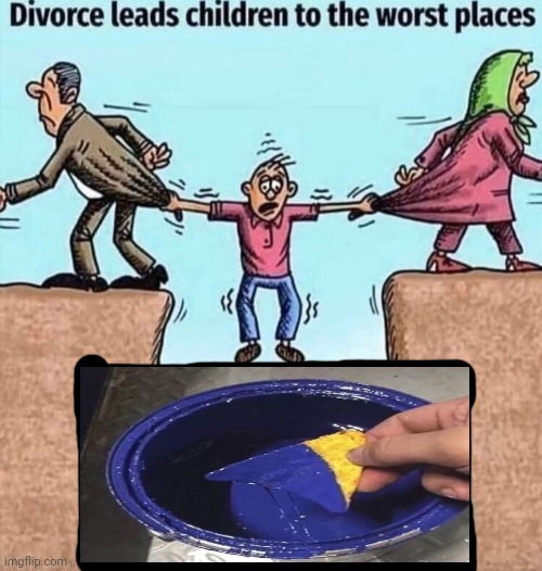 Dorito paint | image tagged in divorce leads children to the worst places,unsee,dorito,chip,cursed image,memes | made w/ Imgflip meme maker