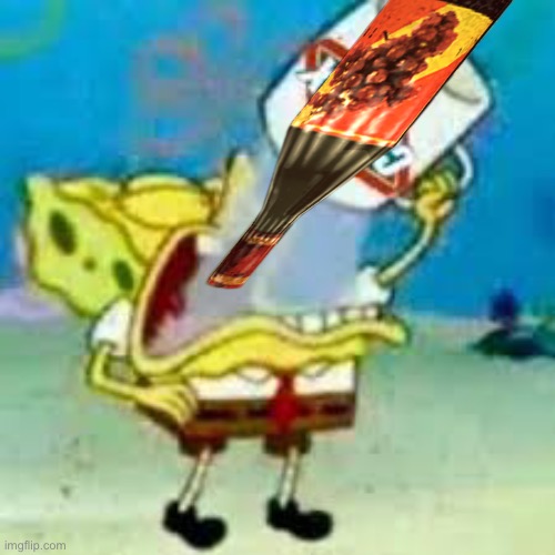 spongebob chugs bleach | image tagged in spongebob chugs bleach | made w/ Imgflip meme maker