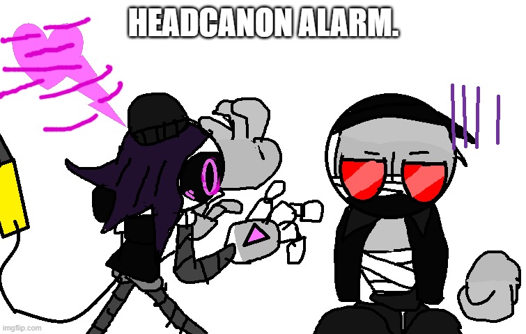 This is the 8th time you've asked me for an autograph, Uzi! | HEADCANON ALARM. | image tagged in murder drones | made w/ Imgflip meme maker