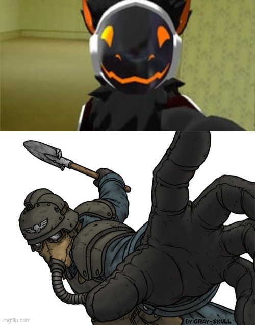 image tagged in protogen,uh oh | made w/ Imgflip meme maker