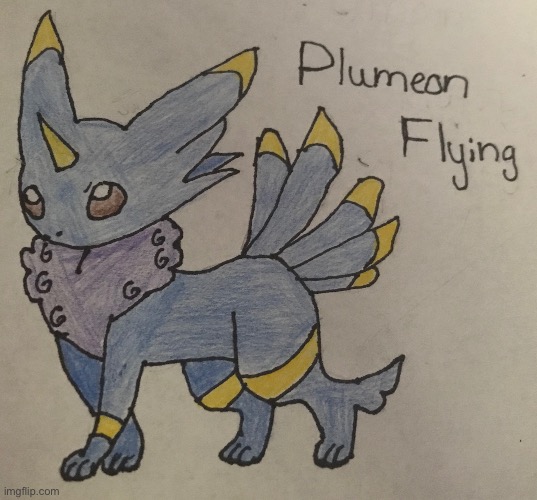 Plumeon, The Flying Type Eeveelution! | made w/ Imgflip meme maker