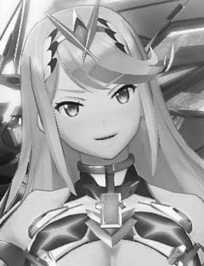 High Quality Mythra grayscale “Oh didn’t like that did you?” Blank Meme Template