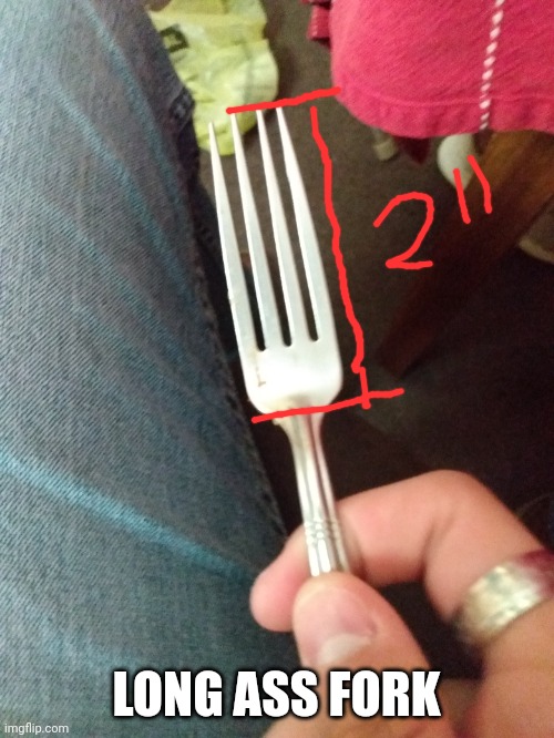 Long ass fork | LONG ASS FORK | image tagged in yeah | made w/ Imgflip meme maker