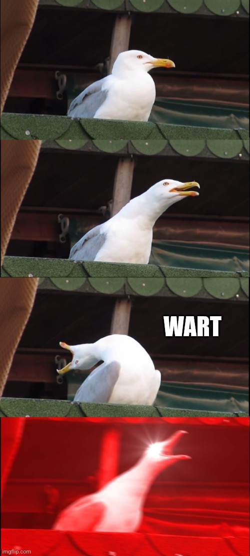 Inhaling Seagull Meme | WART | image tagged in memes,inhaling seagull | made w/ Imgflip meme maker