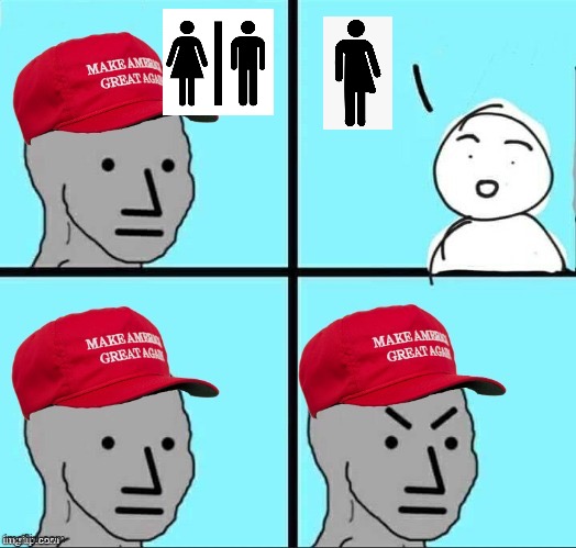 MAGA NPC (AN AN0NYM0US TEMPLATE) | image tagged in maga npc an an0nym0us template | made w/ Imgflip meme maker