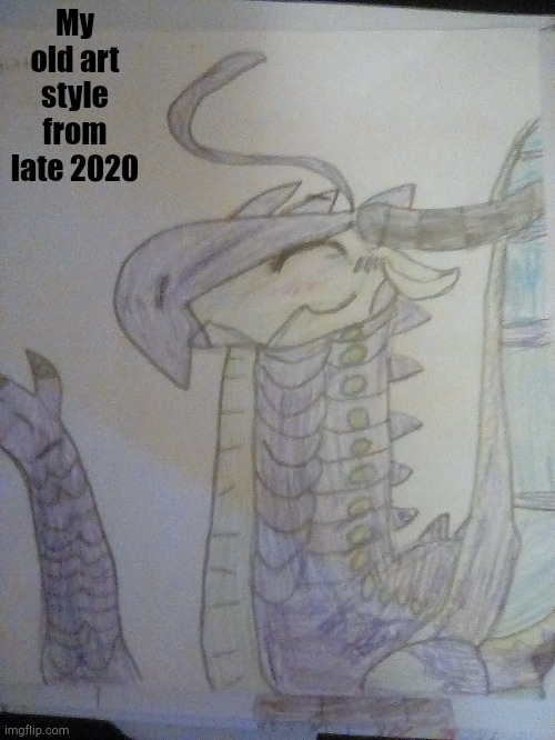 My old art style from late 2020 | image tagged in wings of fire | made w/ Imgflip meme maker