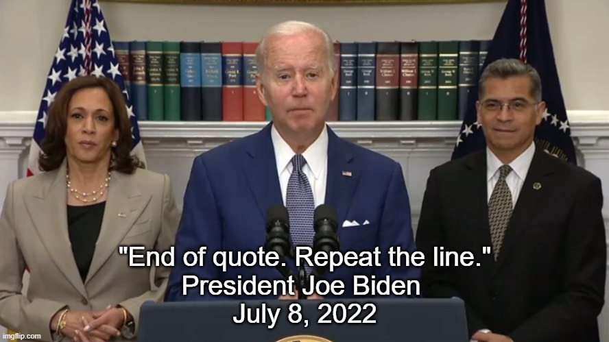 End of quote | image tagged in joe biden | made w/ Imgflip meme maker