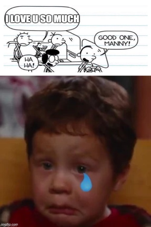 manny DOAWK crying (who just realized that the image link is 6mamyy and it sounds like manny? comment if u noticed) | image tagged in manny doawk crying | made w/ Imgflip meme maker