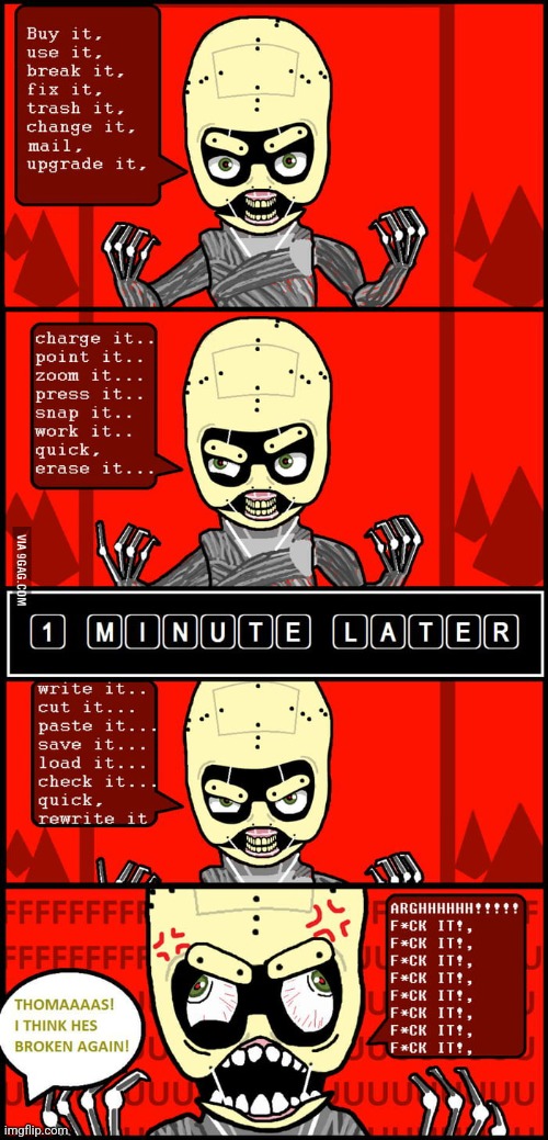 Alive 2007 Touch It / Technologic in a nutshell | made w/ Imgflip meme maker