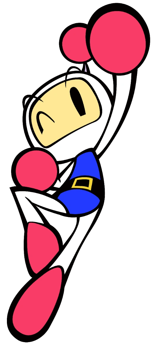 White Bomber 4 (Super Bomberman R) Blank Meme Template