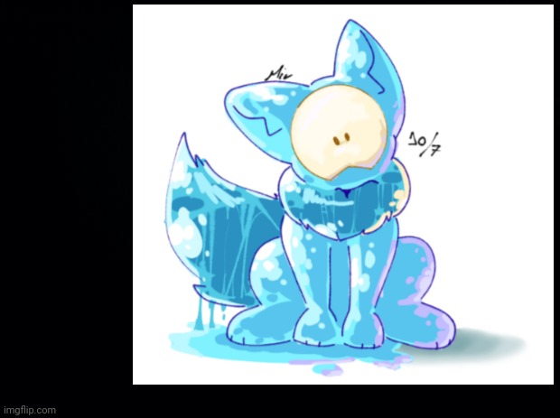 Lil cyan pup | made w/ Imgflip meme maker