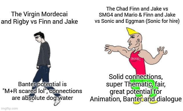 Virgin Vs Chad Sonic