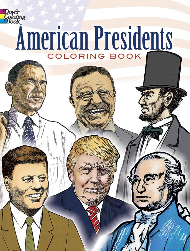 History coloring book American Presidents Blank Meme Template