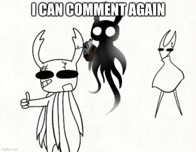 gun. | I CAN COMMENT AGAIN | image tagged in gun | made w/ Imgflip meme maker