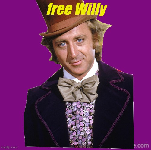 Free Wonka | free Willy | image tagged in funny memes | made w/ Imgflip meme maker