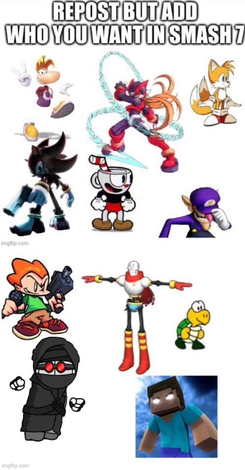 I added Hank cuz das cool. Final smash would probably be Mag form. | image tagged in madness combat,super smash bros ultimate x blank,sonic the hedgehog,pico,undertale,repost | made w/ Imgflip meme maker