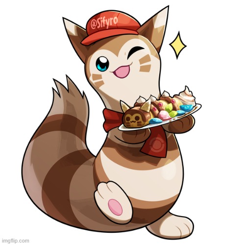 your order with extra cuteness | image tagged in furret,cute | made w/ Imgflip meme maker