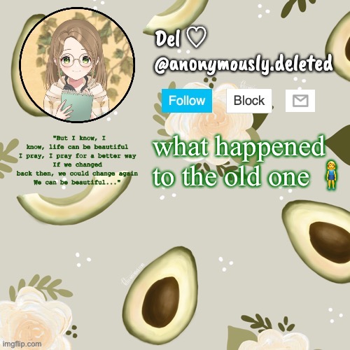 Del Announcement | what happened to the old one 🧍‍♀️ | image tagged in del announcement | made w/ Imgflip meme maker
