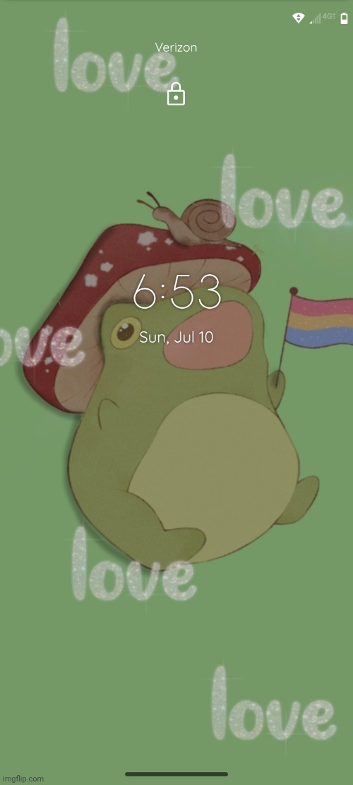 This is my background :) | image tagged in green background,frog,pansexual,cute | made w/ Imgflip meme maker