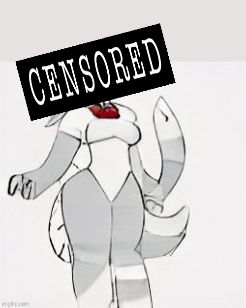 New furry OC Censorship. Credit to https://www.craiyon.com | made w/ Imgflip meme maker