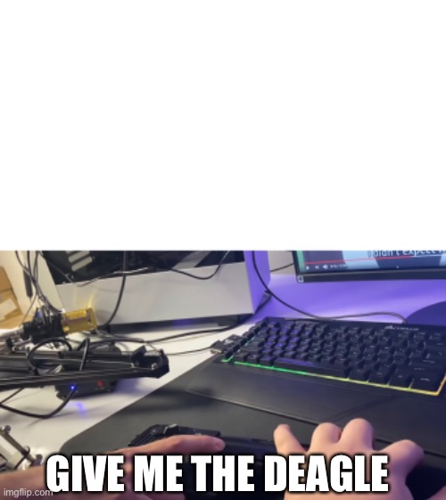 Give me the deagle | GIVE ME THE DEAGLE | image tagged in memes | made w/ Imgflip meme maker