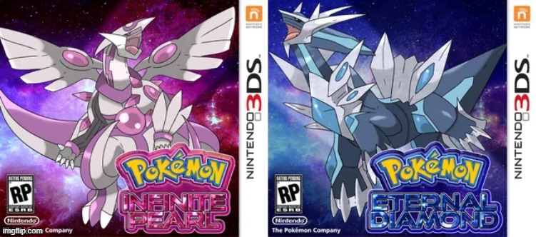 the original pokemon diamond and pearl remakes | made w/ Imgflip meme maker