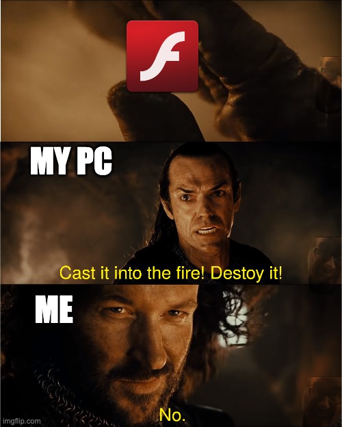 cast it into the fire |  MY PC; ME | image tagged in cast it into the fire,lord of the rings,fantasy,tolkien,pc,computers | made w/ Imgflip meme maker