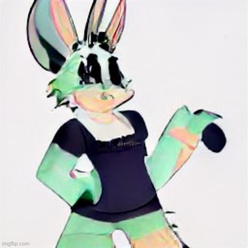 AI generated Rabbit Fursona from https://www.craiyon.com  Take it if you want it | made w/ Imgflip meme maker