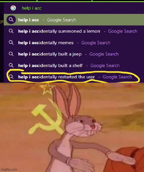 image tagged in bugs bunny communist | made w/ Imgflip meme maker
