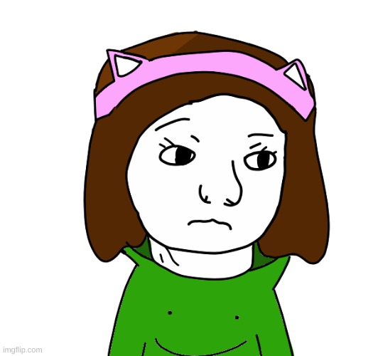 I made a Gen z E-girl wojak, Please add this to your memes | image tagged in gen z tween wojak | made w/ Imgflip meme maker