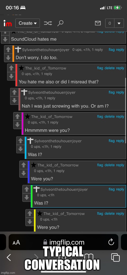 TYPICAL CONVERSATION | made w/ Imgflip meme maker